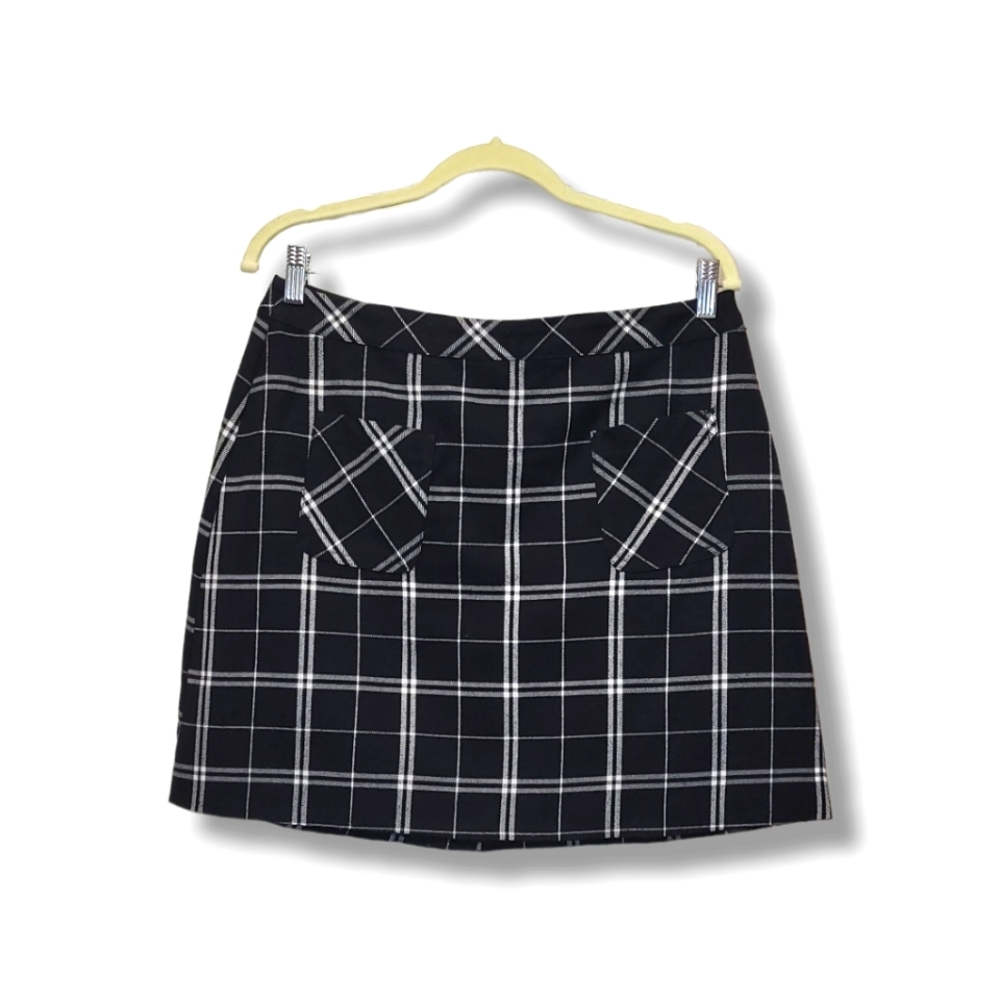 H&M DEVIDED plaid skirt
